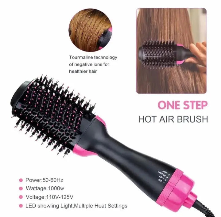 One Step Hot Air Brush Hair Styling Machine Brush for Women Fast Drying Styling Straightening Curling Hair Brush Set Suitable for All Hair Types
