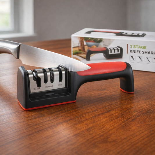 Professional 3-Stage Kitchen Knife Sharpener
