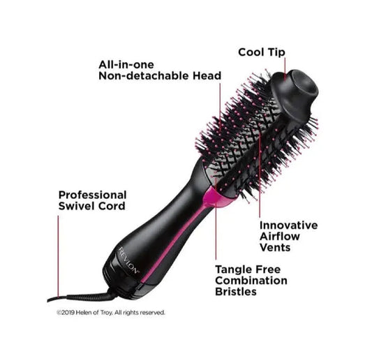 One Step Hot Air Brush Hair Styling Machine Brush for Women Fast Drying Styling Straightening Curling Hair Brush Set Suitable for All Hair Types