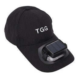 Cap with Solar Powered Cooling Fan