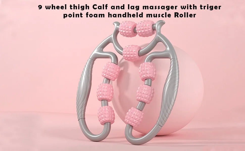 9 Ball Roller Massager – Full Body Pain Relief & Muscle Relaxation Tool
