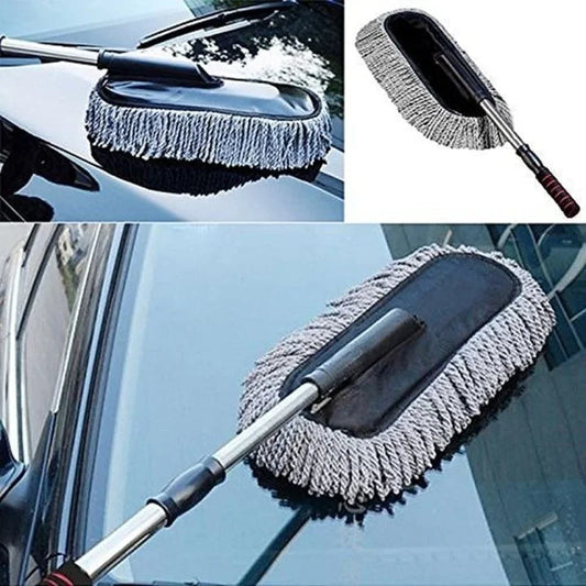Premium Car Duster – Scratch-Free, Waterless Cleaning Tool for Instant Shine