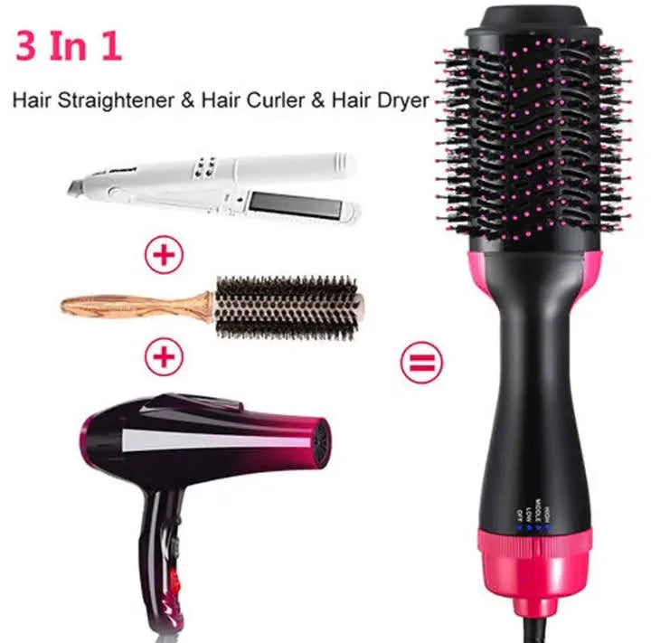 One Step Hot Air Brush Hair Styling Machine Brush for Women Fast Drying Styling Straightening Curling Hair Brush Set Suitable for All Hair Types