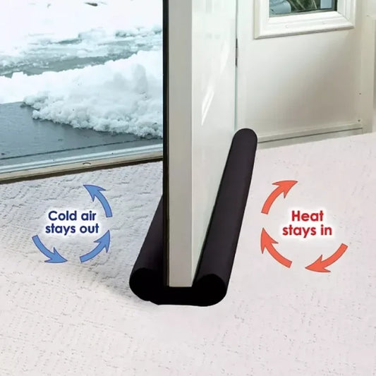 Door Air Lock Foam For Cold Air Window Shutters, Dust Barriers, Insect Repellent - Pack of 2