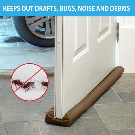 Door Air Lock Foam For Cold Air Window Shutters, Dust Barriers, Insect Repellent - Pack of 2